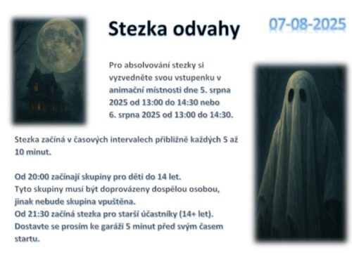 Stezka odvahy 7.8.2025
